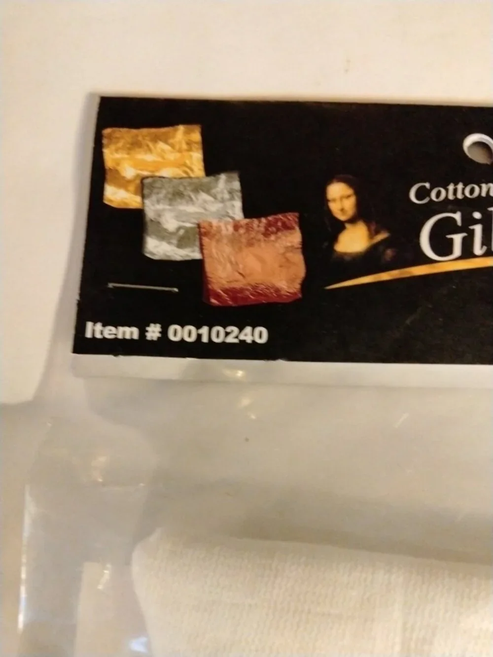 Speedball Mona Lisa Cotton Gilding Gloves 1 Pair